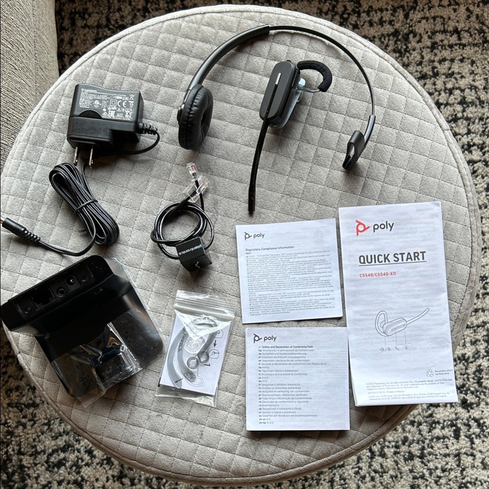 Poly Black Wireless Headset